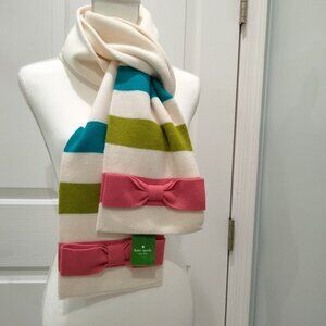 Kate Spade Hudson Stripe Scarf, NWT